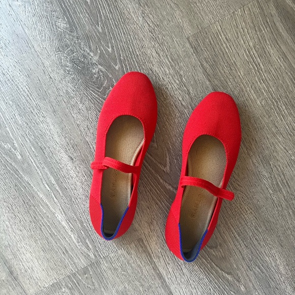 Rothy's Shoes - Rothy’s The Square Mary Jane in Lollipop Red